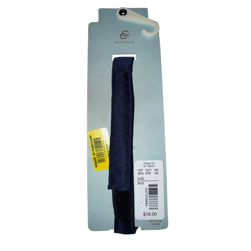 Boys CLASS/CLUB Navy One Size Bow Tie